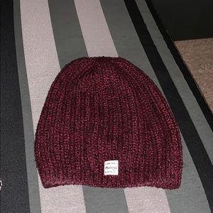 Madewell red beanie